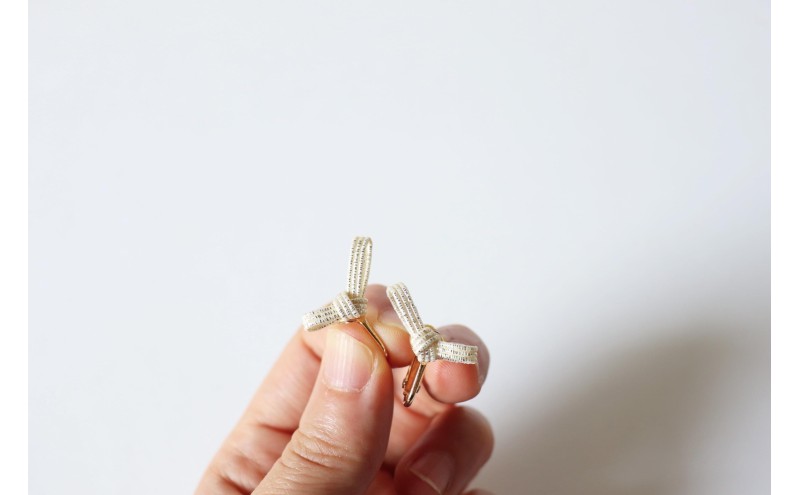 【ふるさと納税】水引musubi耳飾り パール イヤリング ［52211038］　お届け：発注後、2週間程度 サムネイル2