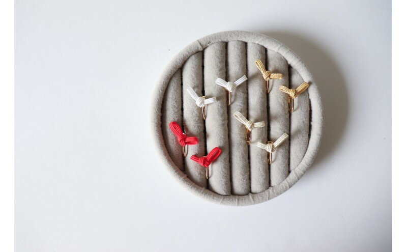 【ふるさと納税】水引musubi耳飾り パール イヤリング ［52211038］　お届け：発注後、2週間程度 サムネイル3