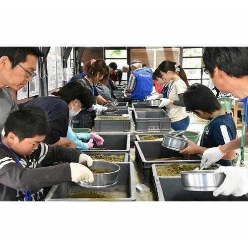 【ふるさと納税】東松山市化石と自然の体験館優待券 (3名分) | 埼玉県 東松山市 発掘 自然科学 学習 地質学 アクティビティ 教える 勉強 体験施設 学び 観光スポット 修学旅行 自然 家族 お出かけ 化石 発見 思い出 レジャー チケット 楽しい 驚き サメの歯 面白い 歴史 サムネイル2