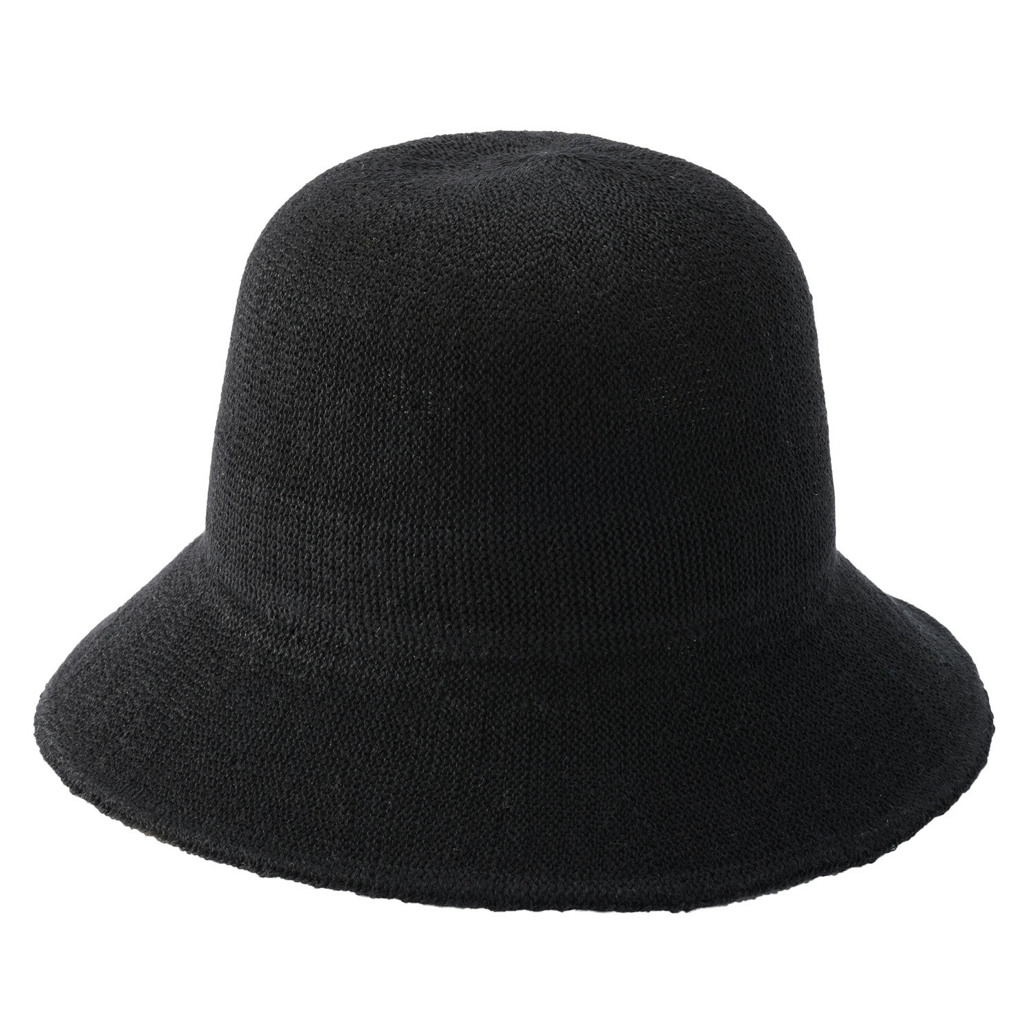 埼玉県春日部市発 株式会社よこい　たためる麻混　クロッシェ　ブラック　YO-BR015-BK（CU043-1）