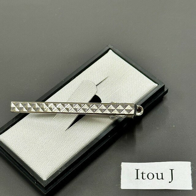 【ふるさと納税】ダイヤカット　ネクタイピン　Itou J（BX010-1） サムネイル3