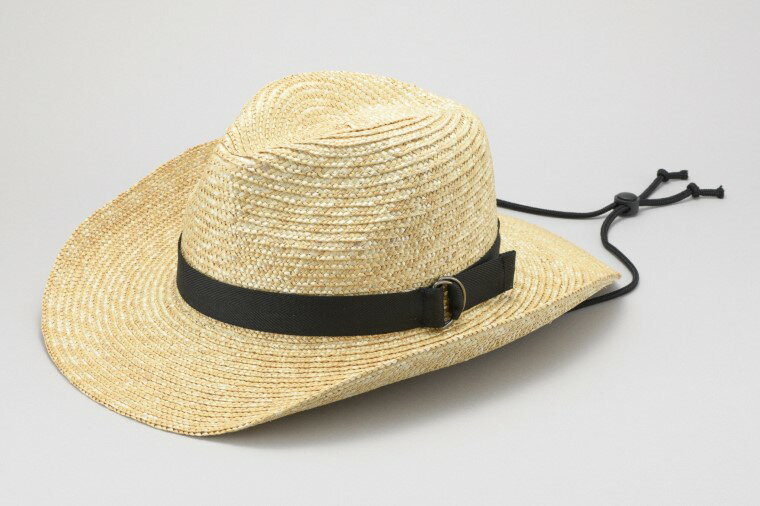 春日部市伝統工芸品 田中帽子店　麦わら帽子　アレック　頭囲58cm(UK-H110-NA-M)(AN036-1)
