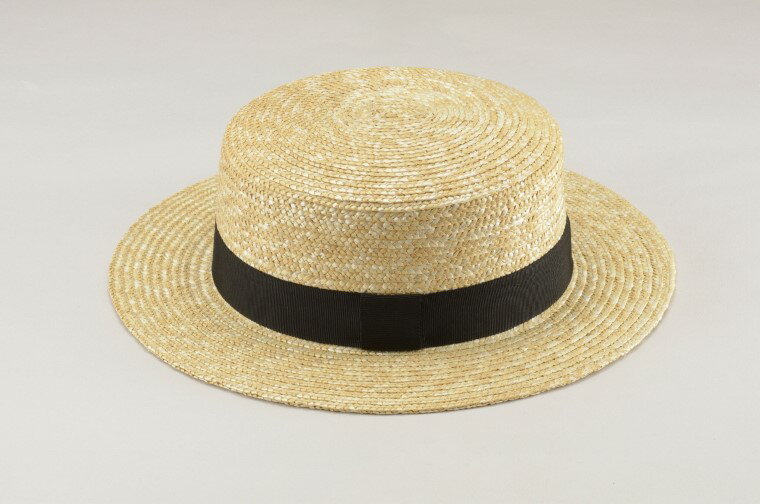 春日部市伝統工芸品 田中帽子店　麦わら帽子　マラン・ジー　頭囲57.5cm(UK-H026-NA-M)(AN047-1)