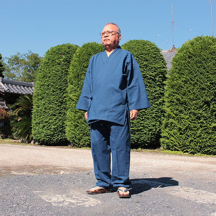 【ふるさと納税】 作務衣 さむえ 服 衣類 ファッション 作業着 武州正藍染 藍染 サムネイル2