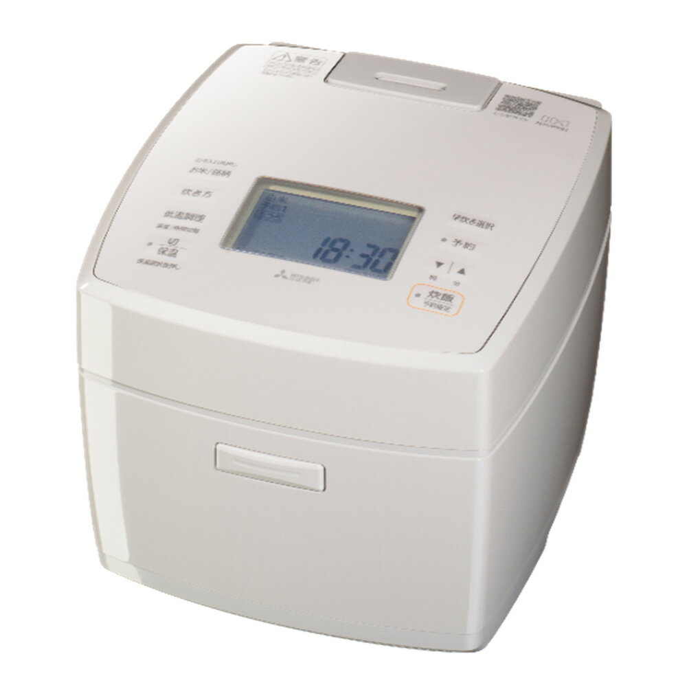 【ふるさと納税】三菱IHジャー炊飯器　ダブル備長炭コート熾火　炭炊釜　NJ-VP10H-W＜カラー：白亜麻＞　【11218-0976】 三菱電機 炊飯器 5.5合 備長炭 炭炊釜 一人暮らし 新生活 埼玉県 深谷市 サムネイル2