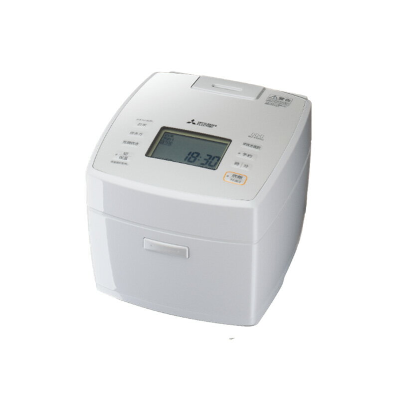 【ふるさと納税】三菱IHジャー炊飯器　ダブル備長炭コート熾火　炭炊釜　NJ-VS10G-W＜カラー：月白＞　【11218-0613】 三菱電機 炊飯器 5.5合 備長炭 炭炊釜 一人暮らし 新生活 埼玉県 深谷市 サムネイル2