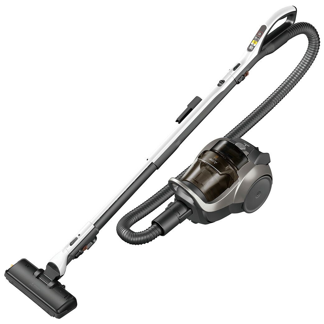 三菱掃除機　Be-K（ビケイ）＜カラー：メタルグレー＞ ＃ 三菱電機 TC-ED2E-H 掃除機 サイクロン式 小型 キャニスター 軽い コンパクト 手入れ 楽 サッシ ノズル 絨毯 フローリング ゴミ ホコリ 新生活 埼玉県 深谷市 【11218-0694】