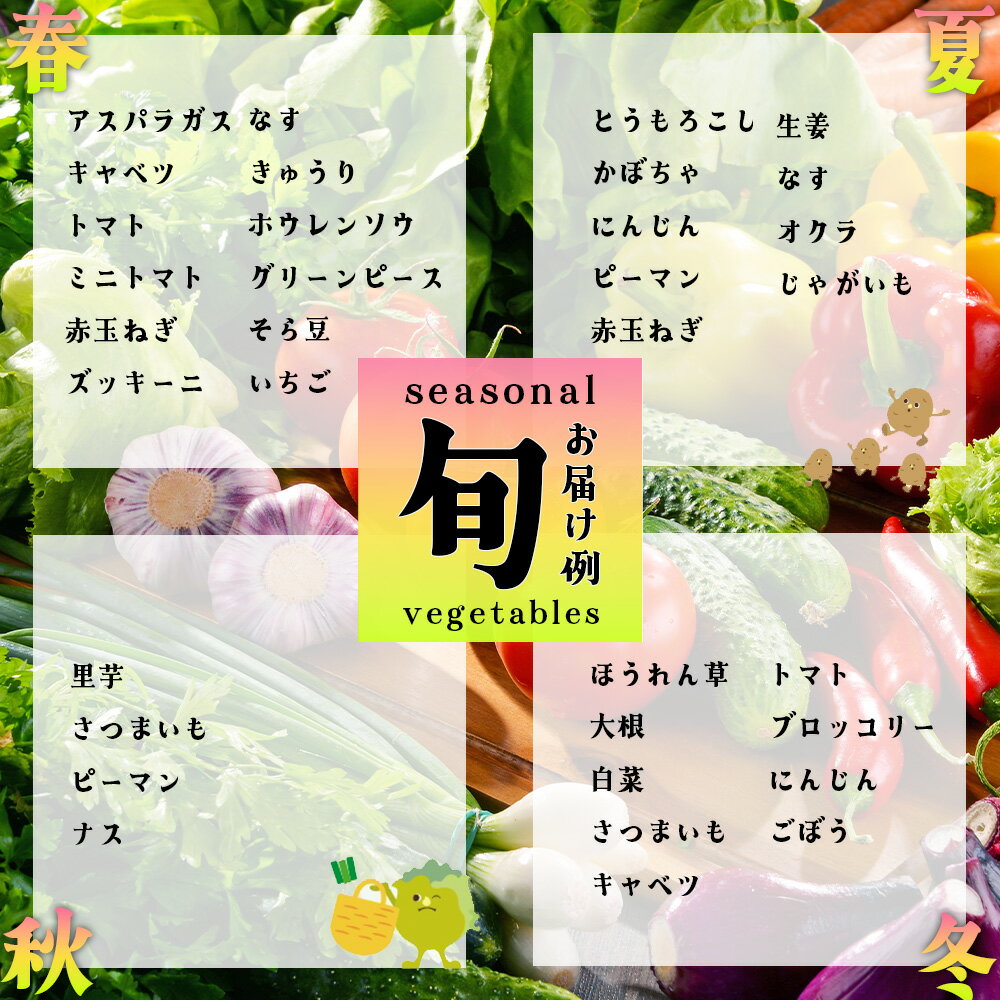 【ふるさと納税】季節のカラフルなヤサイBOX（8～10種類）　【11218-0770】 野菜 詰め合わせ 詰合せ セット 時期に合わせてお届け 旬の野菜 産地直送 季節の野菜 埼玉県 深谷市 深谷ベジタブルコミュニケーション 送料無料 - 画像3