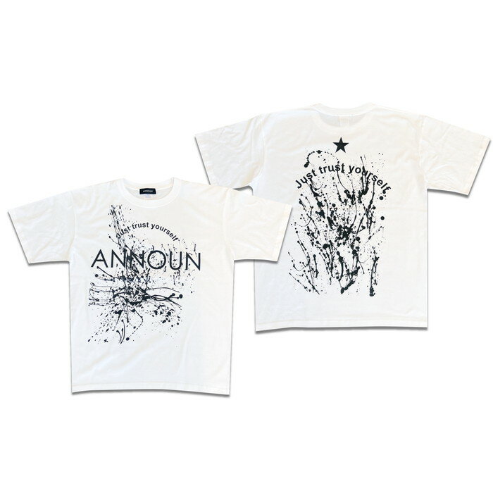 【ふるさと納税】［ANNOUN］Painting Tシャツ ホワイト ／ 服 白 アパレルブランド 絵画 アート コラボレーション 送料無料 埼玉県 No.059 サムネイル2