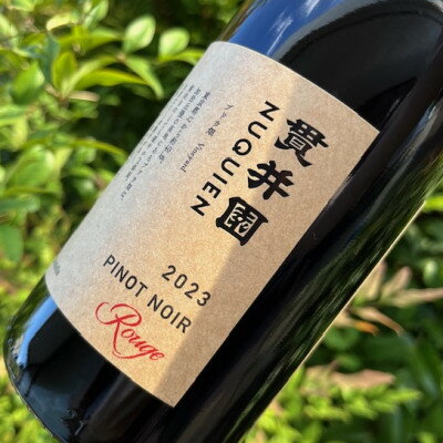 【ふるさと納税】2023 赤ワイン　ピノ・ノワール100%(2本)・2022 ロゼ(1本)【貫井園のワイン】【1581402】 サムネイル2