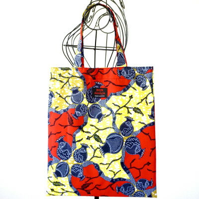 【ふるさと納税】シンプルな形のトートバッグ(アフリカンプリント)【1446956】 サムネイル2