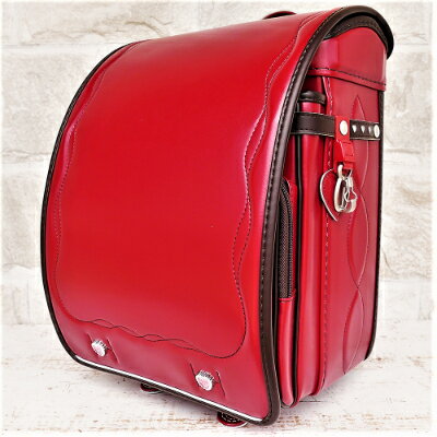 創業1955年 林カバン店オリジナルキューブランドセル　クリムゾンレッド/ボルドー(女の子)【1201360】