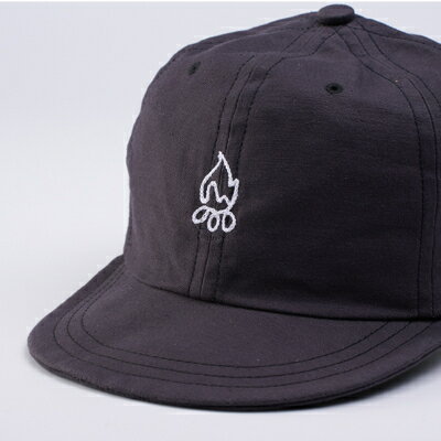 【ふるさと納税】save 洗って経年変化するキャップ　ブラック(たき火刺繍)【1214406】 サムネイル2