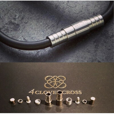 【ふるさと納税】4clover　cross　CSモデル　ブラック　ラージサイズ　スポーツネックレス【1272963】 サムネイル3