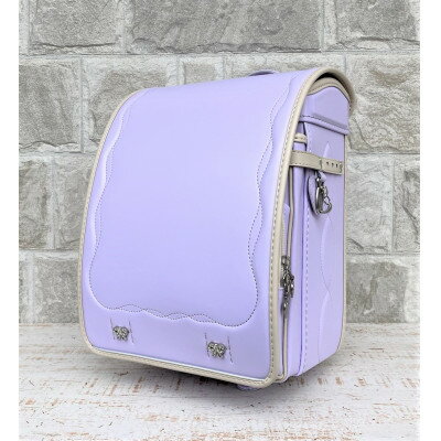 創業1955年 林カバン店オリジナルキューブランドセル ライラック×アイボリーコンビ (女の子)【1482795】