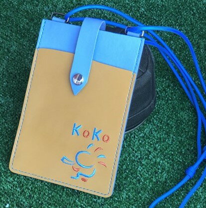 革のスマホポーチ ファッション 小物 カバン バッグ 雑貨 日用品 カラフル パラコード 長さ調整 収納力 携帯