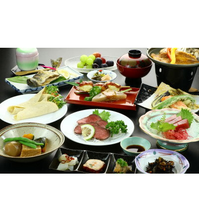 【ふるさと納税】越後屋旅館1泊2食付き(トイレ付8畳)ペアご宿泊券【1485818】 サムネイル2