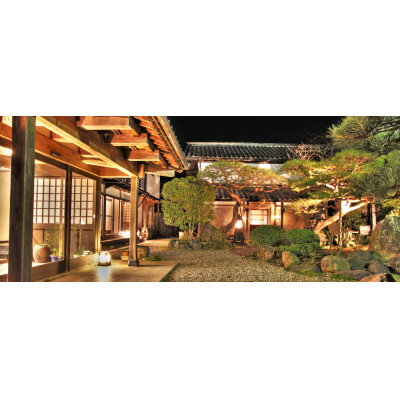 【ふるさと納税】二百年の農家屋敷 宮本家 直伝ちゃんこ鍋付きプラン 1泊2食ペア宿泊券【1566046】 サムネイル2