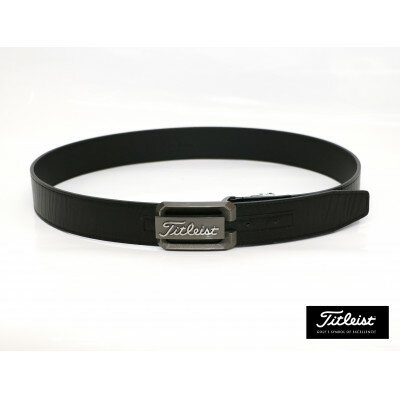 【ふるさと納税】タイトリスト　ツアーバックルベルト　ブラック　紳士用【TAABT231】【1416073】 サムネイル2