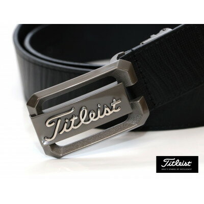 【ふるさと納税】タイトリスト　ツアーバックルベルト　ブラック　紳士用【TAABT231】【1416073】 サムネイル3