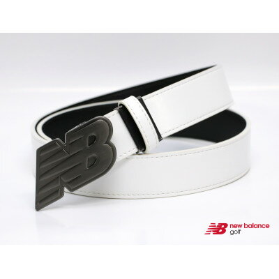 ニューバランスゴルフ　バックルベルト　メンズ　ホワイト　0123982003　new balance【1431734】