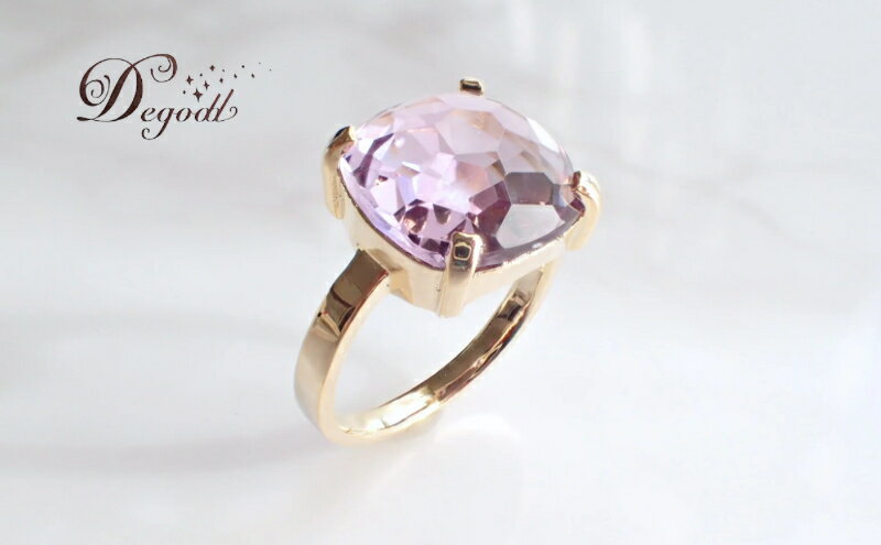 【ふるさと納税】CANDY RINGアメジスト 11号、13号、15号　Degodd　デゴッド　リング　指輪　天然石リング　ジュエリー　アクセサリー　レディースアクセサリー　アメジスト　ギフト　プレゼント サムネイル3