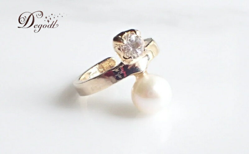 【ふるさと納税】Degodd デゴッド クリスタルパールイヤーカフ イヤーカフ アクセサリー レディースアクセサリー パールアクセサリー ギフト おしゃれ サムネイル2