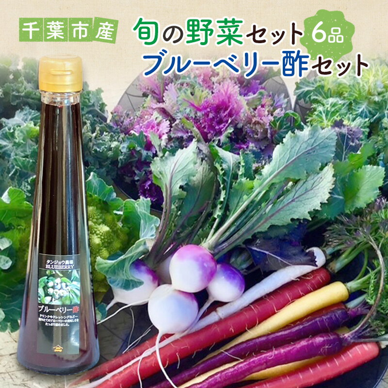 旬の野菜セット6品 ブルーベリー酢 セット 野菜 野菜セット 野菜詰め合わせ 詰め合わせ やさい 千葉市 千葉県