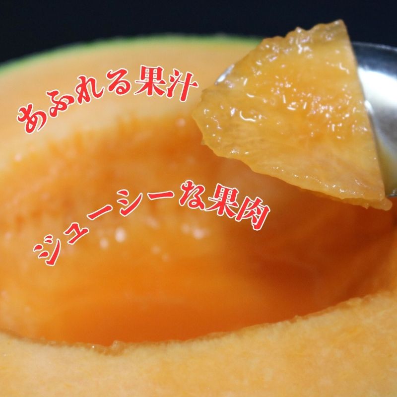 【ふるさと納税】 【先行予約】 赤肉とろ甘メロン 大サイズ 2玉 （ 1玉約1.8kg以上 ） 銚子産 弥兵衛 完熟 熟成 メロン 赤肉 果物 フルーツ ギフト プレゼント 贈答 お取り寄せ 産地直送 送料無料 ふるさと納税 ふるさと納税果物 千葉県 銚子市 弥兵衛 7月上旬～発送 サムネイル3