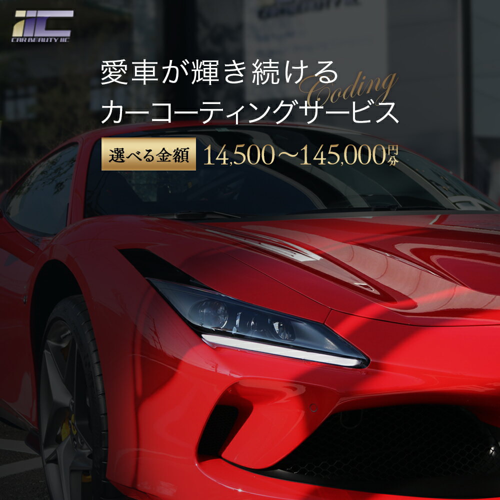 愛車が輝き続けるカーコーティングサービス ≪選べる金額≫　【12203-0243_0244_0245_0246_0247_0248_0249】