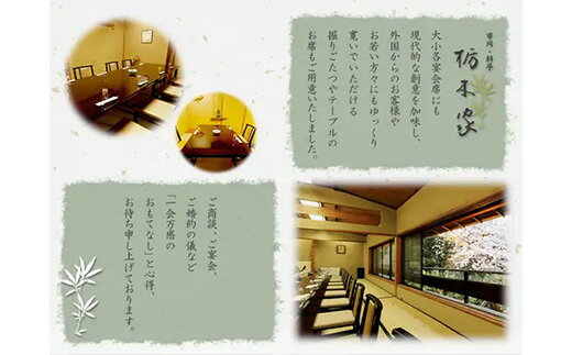 【ふるさと納税】市川料亭　栃木家　お食事券　30,000円分　【12203-0266】 食事券 御食事券 明治17年創業 老舗 料亭 懐石料理 コース 接待 ギフト プレゼント 母の日 父の日 送料無料 千葉県 市川市 サムネイル3