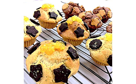 【ふるさと納税】ヴィーガンの米粉マフィン・米粉クッキー詰め合わせ（大）　おやつ スイーツ お菓子 デザート 無添加 米粉 ナッツ マフィン クッキー スコッキー ロシアンケーキ スノーボール 国産 千葉県 市川市 送料無料 　【12203-0277】 サムネイル3