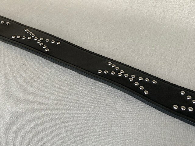 【ふるさと納税】【革製品・職人手作り】43mmスタッズベルト サムネイル3