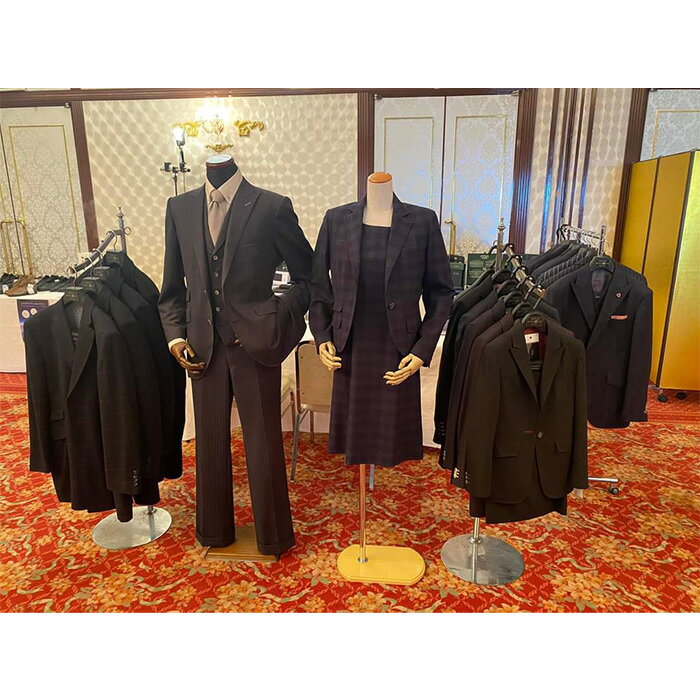 No.126 MURAMANI メンズフォーマルスーツ お仕立券 ／ オーダーメイド ハイグレード 漆黒 インポート生地 MINOVA 送料無料 千葉県