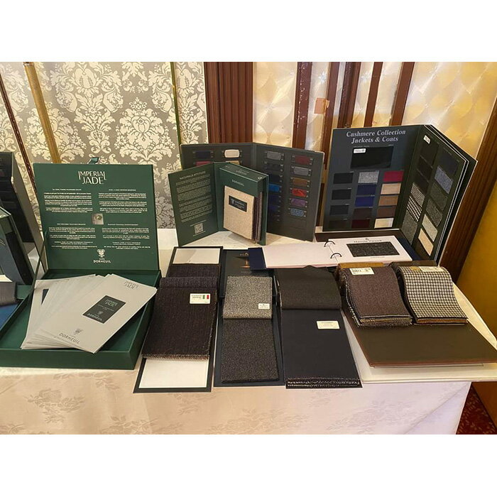 【ふるさと納税】No.126 MURAMANI メンズフォーマルスーツ お仕立券 ／ オーダーメイド ハイグレード 漆黒 インポート生地 MINOVA 送料無料 千葉県 サムネイル2