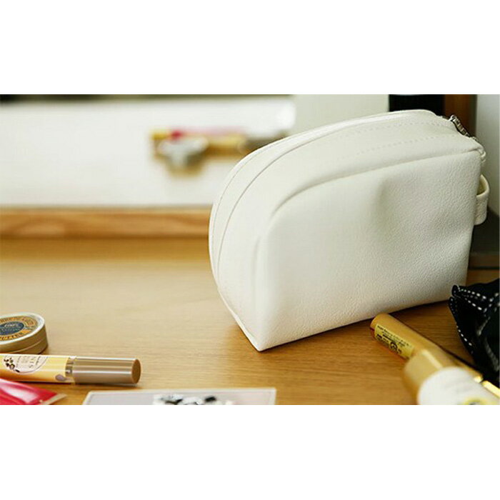 【ふるさと納税】No.227 上質なPVCレザー化粧ポーチ ／ シンプル 大容量 持ち運び トラベルセット 送料無料 千葉県 サムネイル2