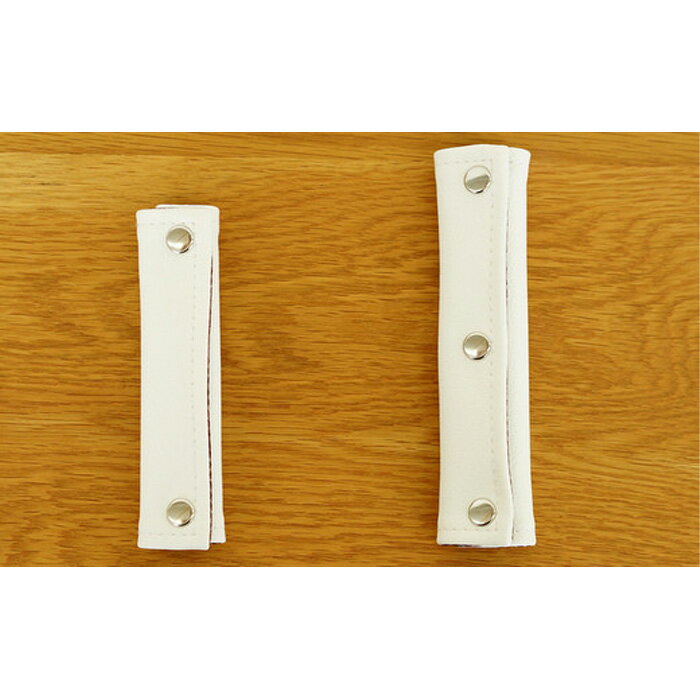 【ふるさと納税】No.234 PVCレザーバッグ持ち手カバー「motte」4個セット（選べるサイズS/L） ／ オシャレ シンプル 鞄 送料無料 千葉県 サムネイル2