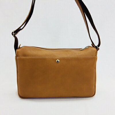 【ふるさと納税】 本革 ショルダーバッグ キャメル バッグ かばん 鞄 カバン レザー ファッション 男性用 女性用 男女兼用 旅行 アウトドア 牛革 レゼール 贈答 ギフト プレゼント 記念日 お祝い 千葉県 旭市 サムネイル3