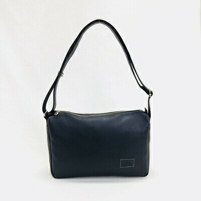 牛革 ショルダーバッグ ブラック かばん 鞄 カバン レザー ファッション 男性用 女性用 男女兼用 旅行 アウトドア 黒 本革 レゼール 贈答 ギフト プレゼント 記念日 お祝い 千葉県 旭市