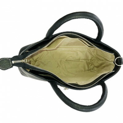 【ふるさと納税】 日本製 牛革 トートバッグ トマソン小 ブラック 手作り バッグ 鞄 カバン 牛革 トート 小型 手持ち 肩掛け カバン 鞄 本革 天然皮革製品 フォーマル ビジネス ギフト プレゼント 送料無料 ふるさと納税 ぬいざえもん 千葉県 旭市 サムネイル3