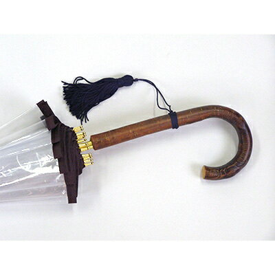 【ふるさと納税】 高級 ビニール 傘 十六夜桜 ワイン 透明 クリア 安全 耐風 丈夫 折れにくい ビニール傘 雨傘 雨具 かさ 長傘 紳士 男性用 婦人 女性用 男女兼用 おしゃれ ギフト プレゼント 贈り物 父の日 母の日 送料無料 ふるさと納税 千葉県 旭市 サムネイル2