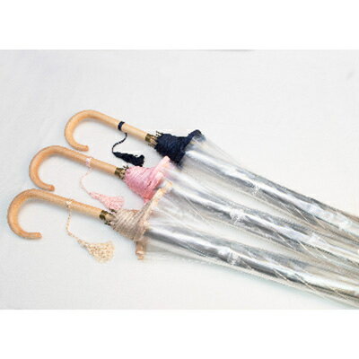 【ふるさと納税】 高級 ビニール 傘 縁結雅 選べる ゴールド ネイビー ピンク レディース メンズ 安全 耐風 雨傘 雨具 かさ 長傘 男女兼用 おしゃれ ギフト プレゼント 贈答 記念日 お祝い 送料無料 メディア 千葉県 旭市 ホワイトローズ サムネイル2