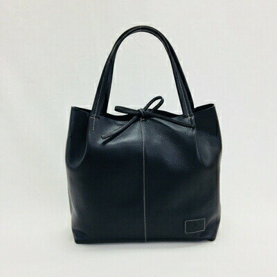 【ふるさと納税】 バレンシア トートバッグ 選べるカラー ブラック ターコイズ ブルー 軽量 ポケット 金具なし 手作り レザー 革 革製品 天然皮革 本皮 シンプル ギフト プレゼント ご褒美 誕生日 記念日 贈答 贈り物 送料無料 高野縫製 ぬいざえもん 千葉県 旭市 - 画像2