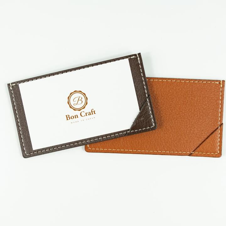 【ふるさと納税】【 本革 / コンパクト / 約6枚 収納 】 ナラシド ♪ カードケース （色：ブラウン） 革 レザー ゆるキャラ 製品 グッズ 習志野市 Bon Craft （ ボンクラフト ） サムネイル2