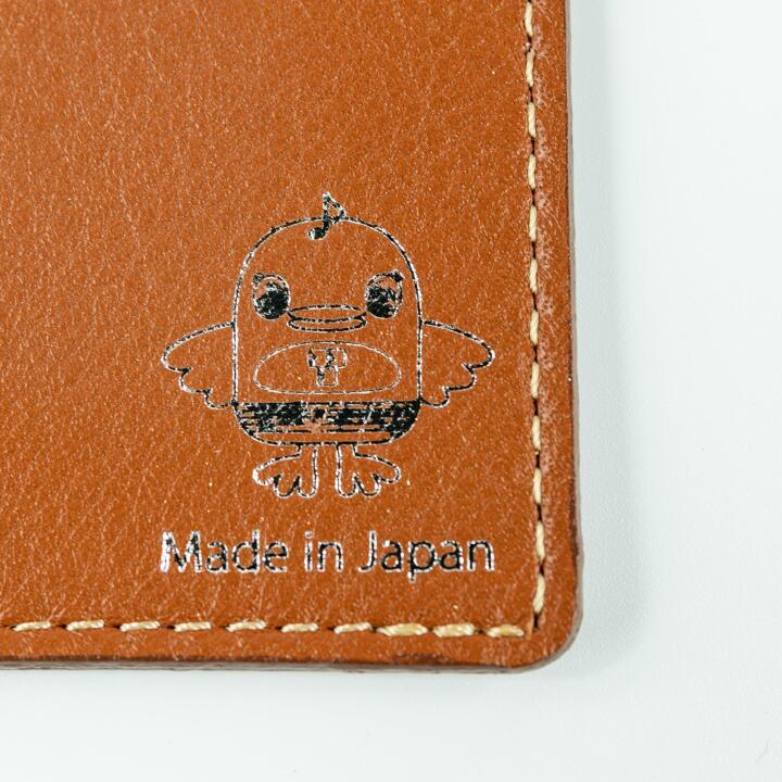 【ふるさと納税】【 本革 / コンパクト / 約6枚 収納 】 ナラシド ♪ カードケース （色：ブラウン） 革 レザー ゆるキャラ 製品 グッズ 習志野市 Bon Craft （ ボンクラフト ） サムネイル3