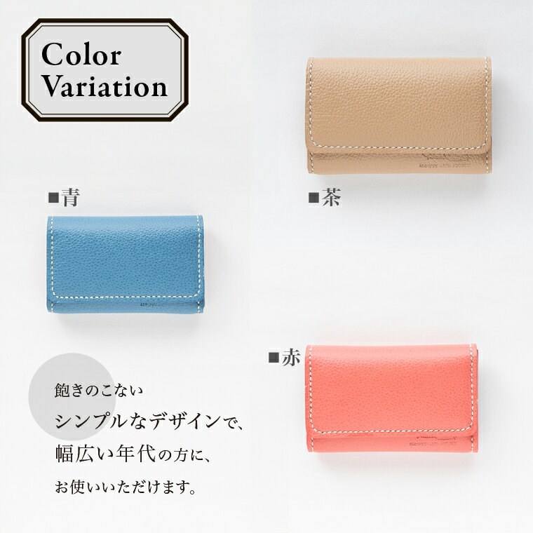 【ふるさと納税】 本革 名刺入れ かわいい レディース メンズ レザー 牛革 名刺ケース カード 名刺 選べる3色 茶 青 赤 ベージュ ブルー レッド オフィス 可愛い おしゃれ 亀 シンプル 革 小物 ファッション 雑貨 プレゼント ギフト 誕生日 ご褒美 サムネイル3