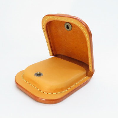 【ふるさと納税】牛ヌメ革 コインケー(手縫い)【1497557】 サムネイル2