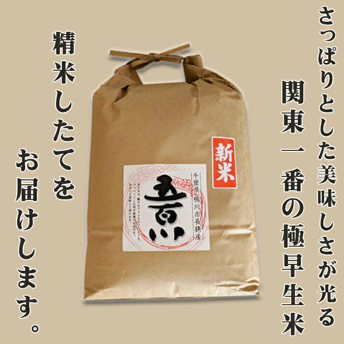 【ふるさと納税】《令和7年産》【米屋新蔵】関東一の極早生米『五百川』5kg／10kg　[0016-0026] - 画像3