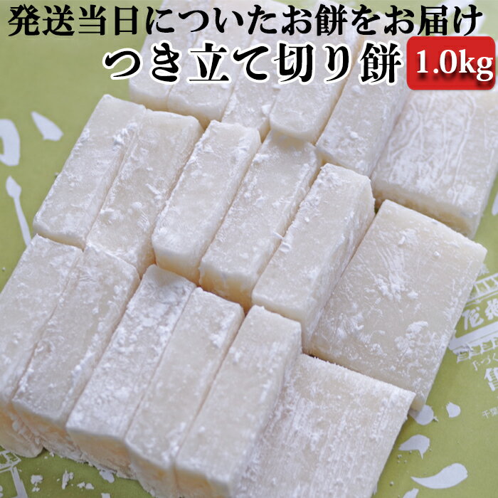 【日時指定必須】つきたて「切り餅」（1.0kg） [0007-0049]