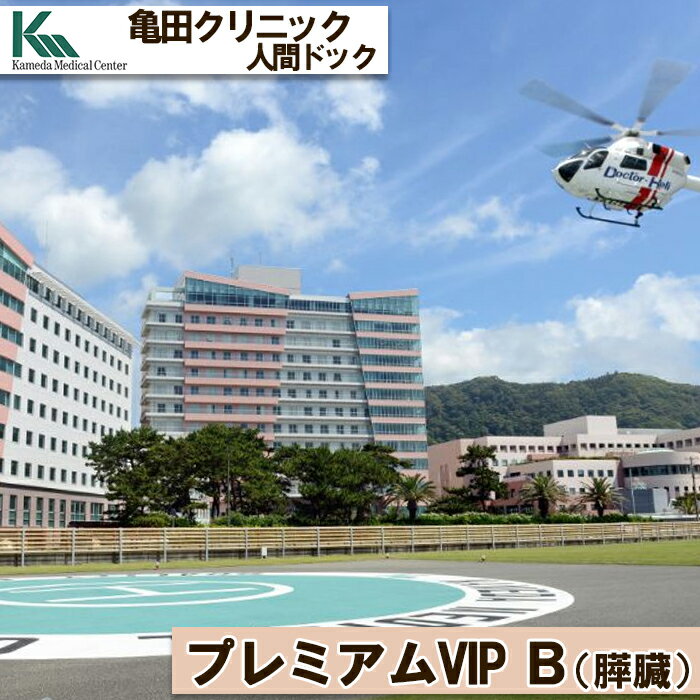 【亀田クリニック人間ドック】プレミアムVIP B（膵臓）コース　1名様（1泊2日）　[0960-0001]